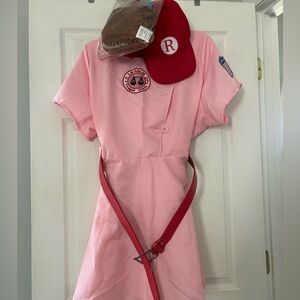 Rockford peaches baseball costume set